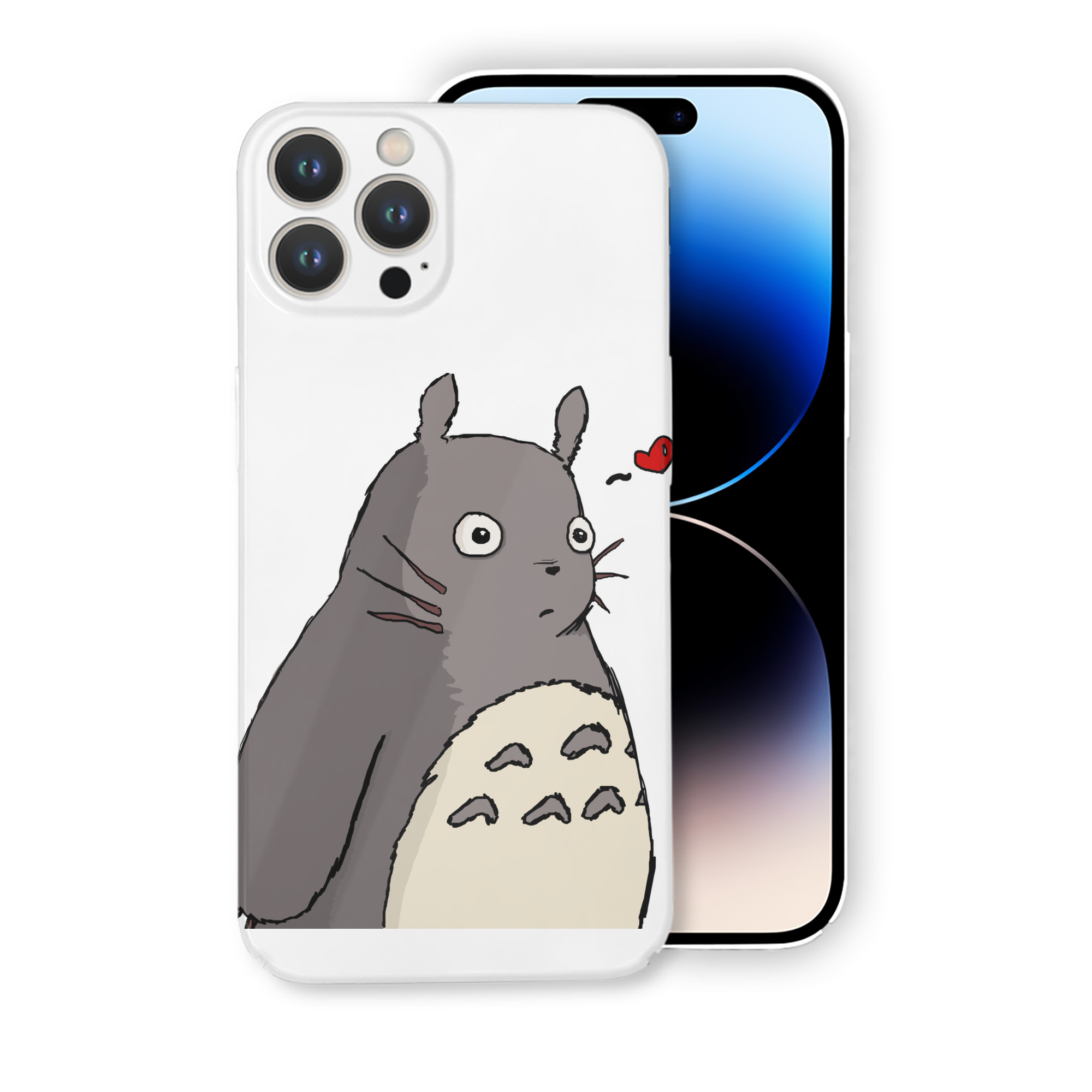 （画像用） となりのトトロ 草壁メイ 草壁サツキ My Neighbor Totoro Satsuki Kusakabe Mei Kusakabe 【iPhone 14シリーズ対応】ハードケース